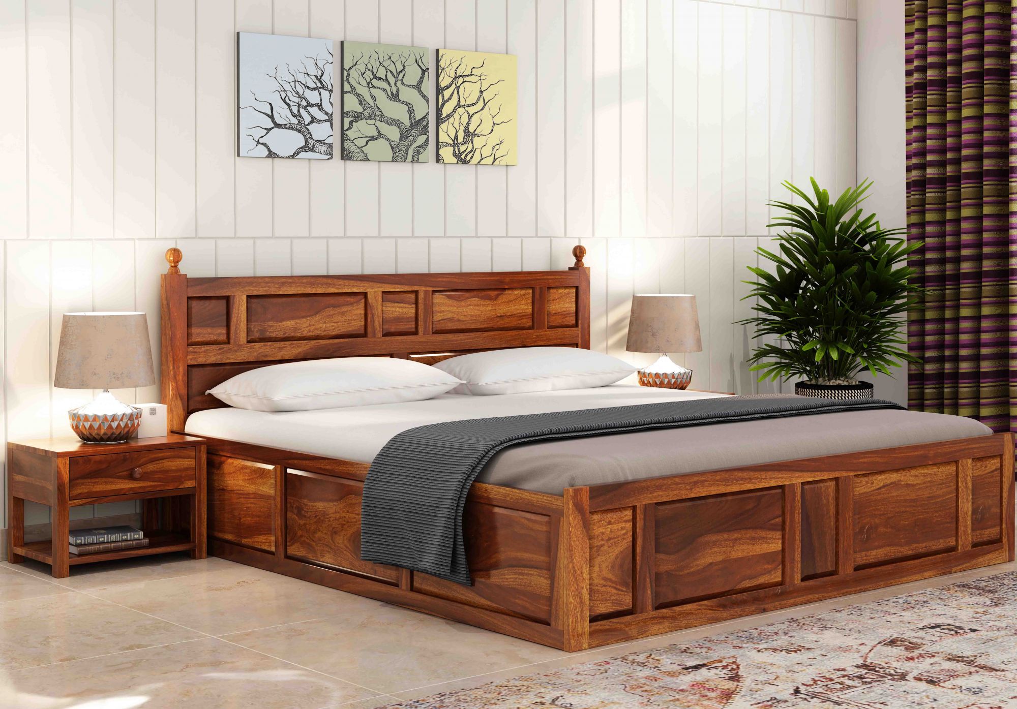 Imperial Wooden Bed