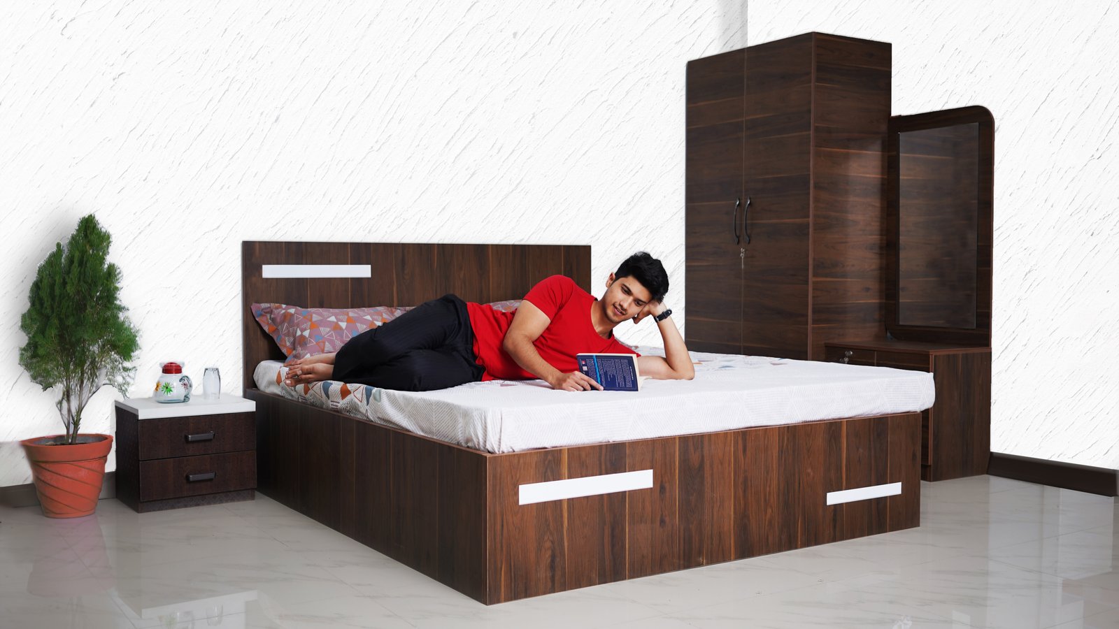 Full Room Furniture Set – 5 Piece Bedroom & TV Unit Collection