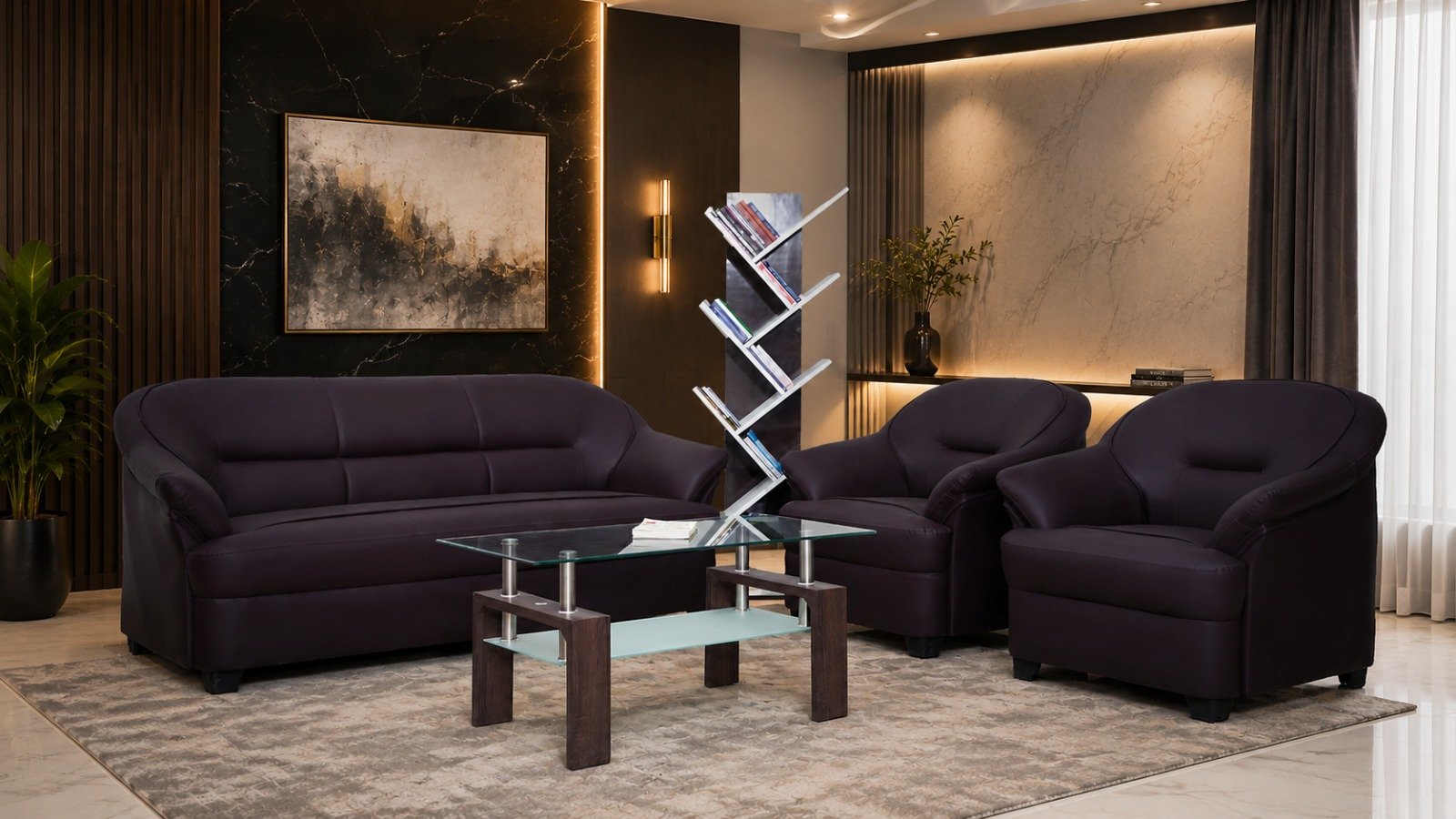 Woodsman Living Room Collection: Royal Mocha
