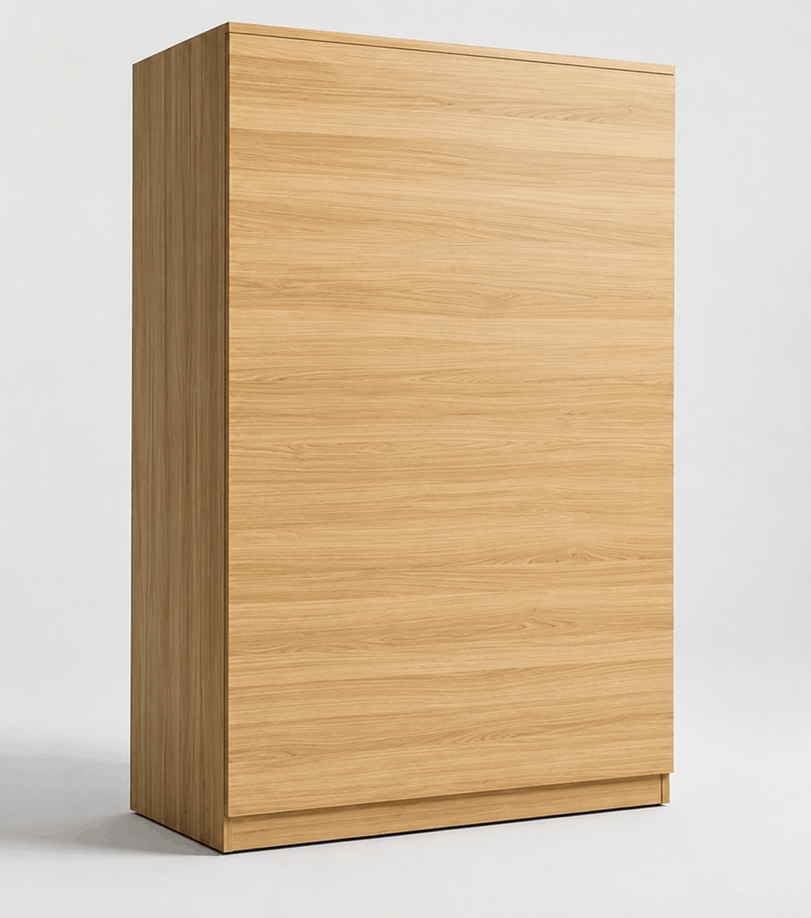 Modern Design 2 Door Wardrobe with Drawers – Honey Oak with Chocolate Accents - image 2