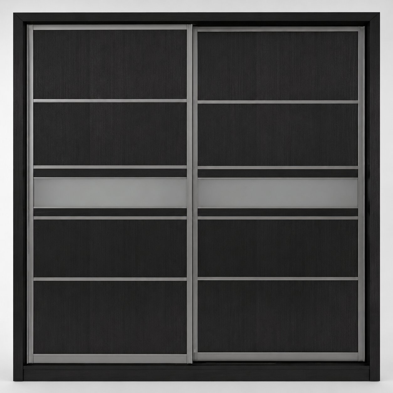 Sliding Door Wardrobe System – Graphite & Anthracite Finish