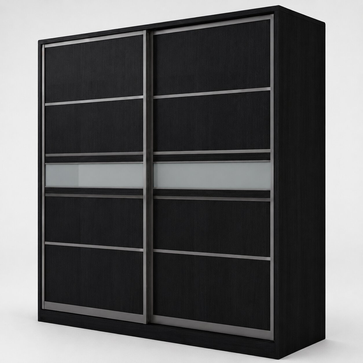 Sliding Door Wardrobe System – Graphite & Anthracite Finish