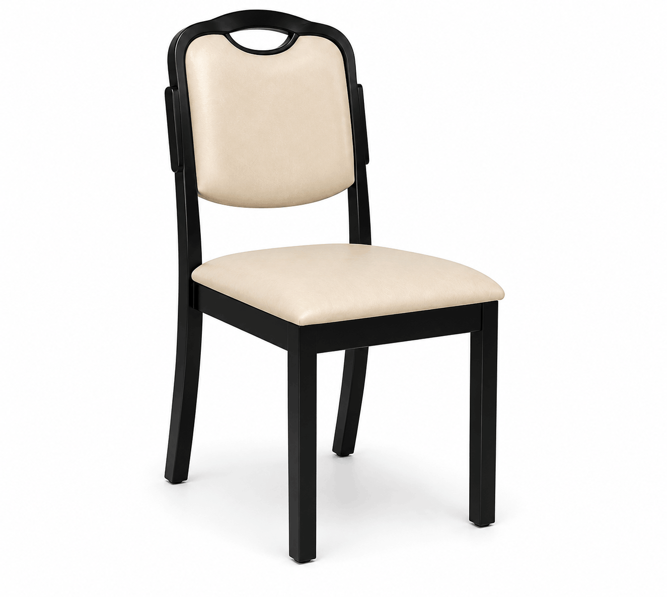 Woodsman Marble Dining Set: Matte Black & Warm Ivory - image 5