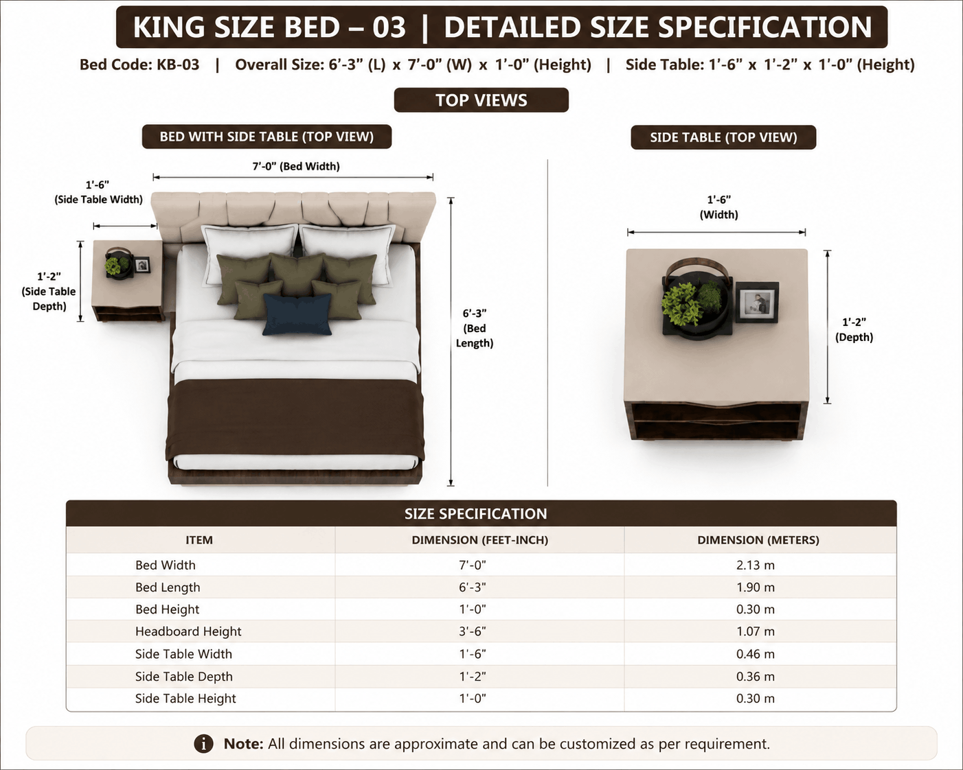 Woodsman King Size Bed – 03 - image 4